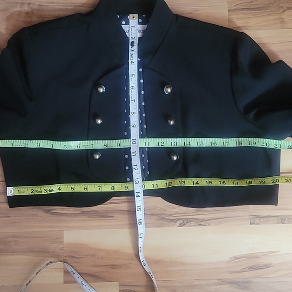 Vintage 90s Cropped Jacket Bolero L - Picture 7 of 7